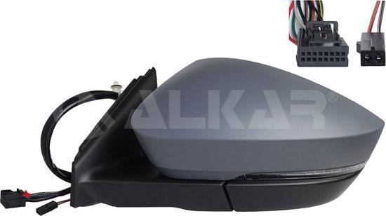 ANDEL AR62163 - Outside Mirror car-mod.net