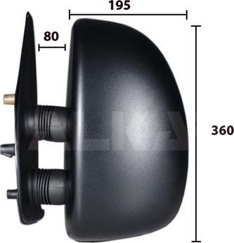 ANDEL AR15271 - Outside Mirror car-mod.net