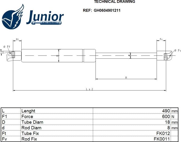ANDEL ARGH0604904 - Gas Spring, boot, cargo area car-mod.net