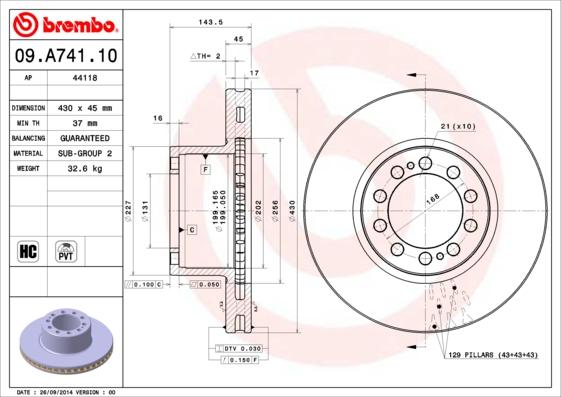 AP 44118 - Brake Disc car-mod.net