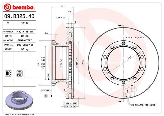 AP 44133 - Brake Disc car-mod.net