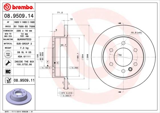 AP 14908 E - Brake Disc car-mod.net