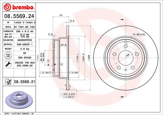 AP 14454 E - Brake Disc car-mod.net