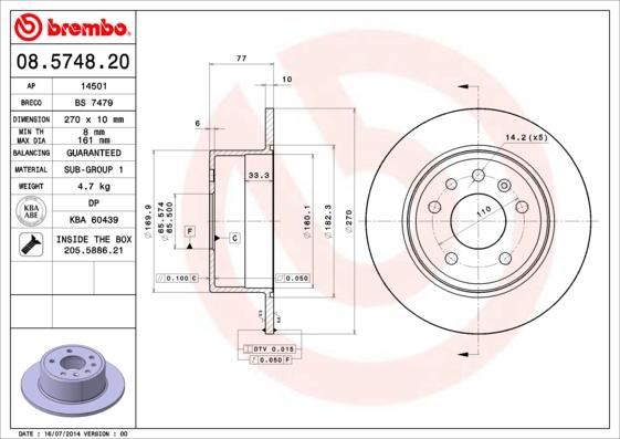 AP 14501 - Brake Disc car-mod.net