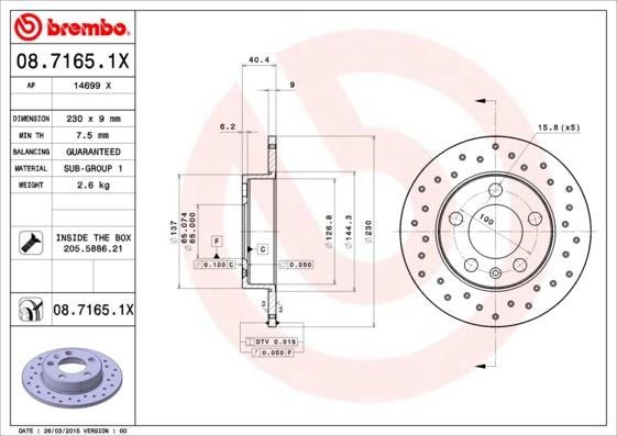 AP 14699 X - Brake Disc car-mod.net