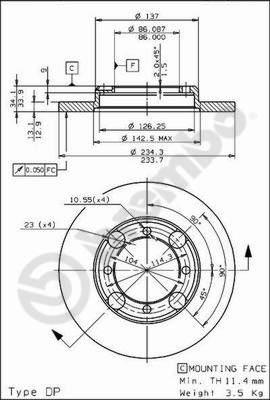 AP 14685 - Brake Disc car-mod.net