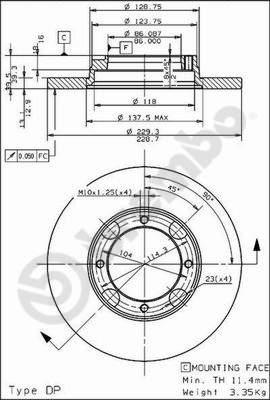 AP 14131 - Brake Disc car-mod.net
