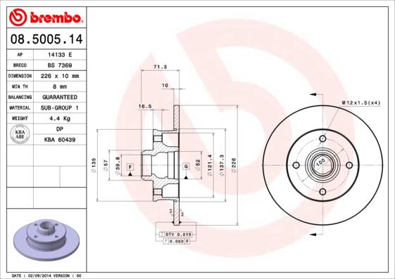 AP 14133 E - Brake Disc car-mod.net