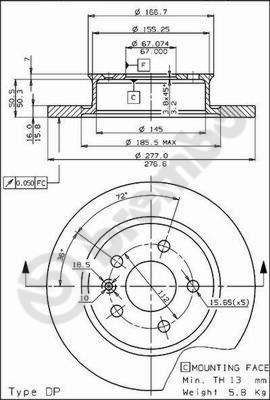 AP 14352 - Brake Disc car-mod.net