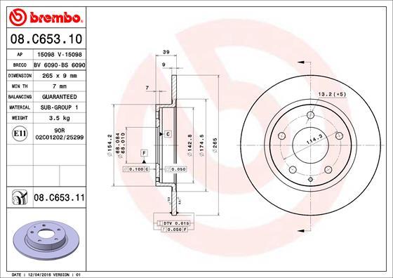 AP 15098 V - Brake Disc car-mod.net