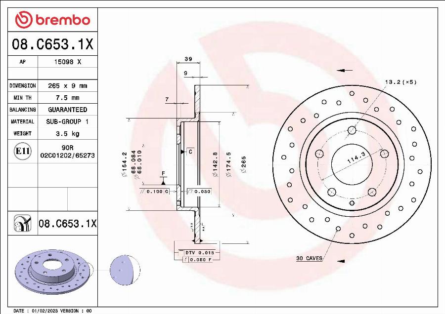 AP 15098 X - Brake Disc car-mod.net