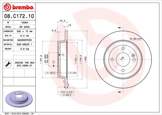 AP 15064 - Brake Disc car-mod.net