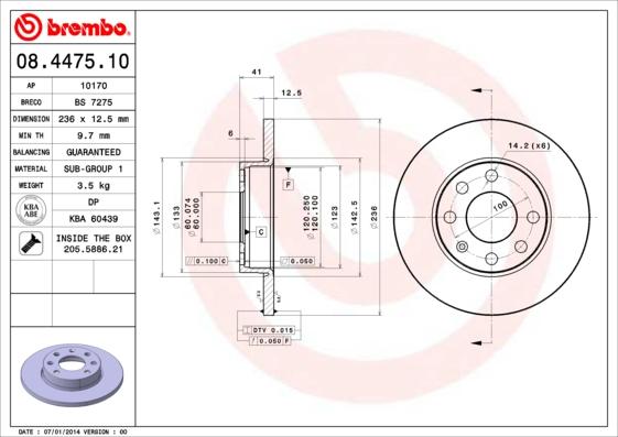 AP 10170 - Brake Disc car-mod.net
