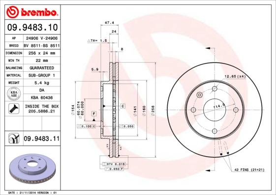 AP 24906 - Brake Disc car-mod.net