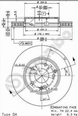 AP 24903 - Brake Disc car-mod.net