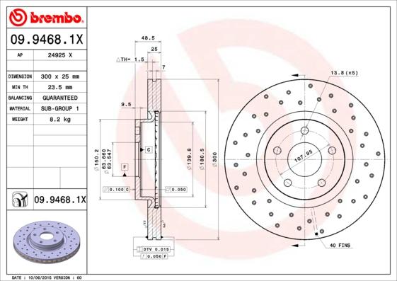 AP 24925 X - Brake Disc car-mod.net