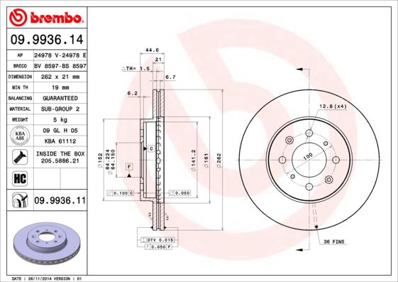 AP 24978 E - Brake Disc car-mod.net