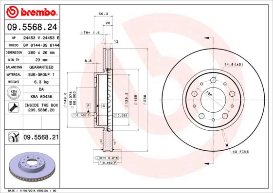 AP 24453 E - Brake Disc car-mod.net