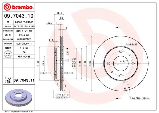 AP 24660 - Brake Disc car-mod.net