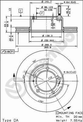 AP 24169 - Brake Disc car-mod.net