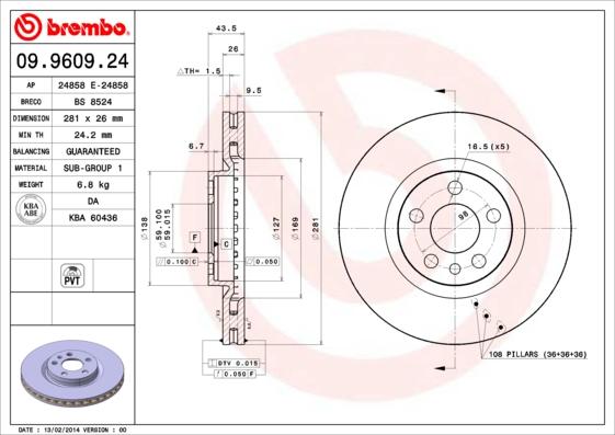 AP 24858 E - Brake Disc car-mod.net