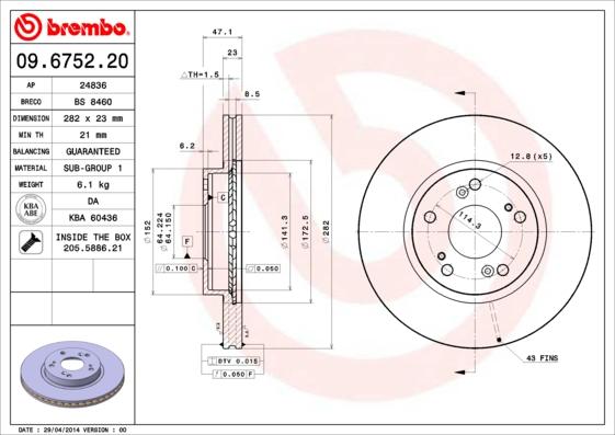 AP 24836 - Brake Disc car-mod.net