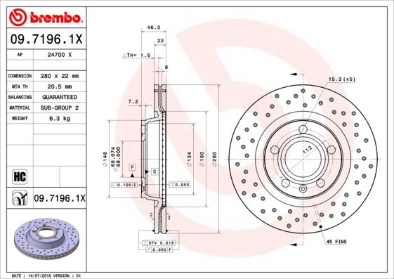AP 24700 X - Brake Disc car-mod.net