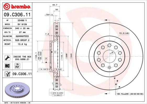 AP 25499 V - Brake Disc car-mod.net