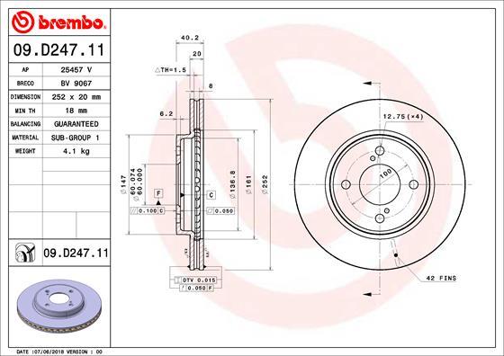 AP 25457 V - Brake Disc car-mod.net