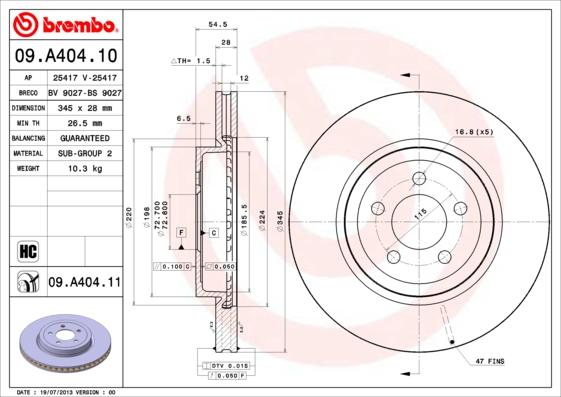 AP 25417 - Brake Disc car-mod.net