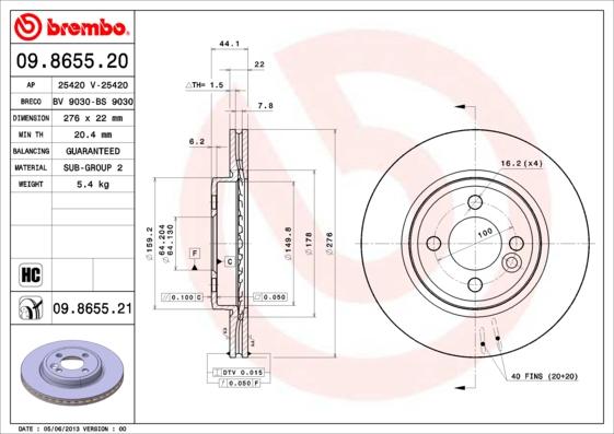 AP 25420 - Brake Disc car-mod.net