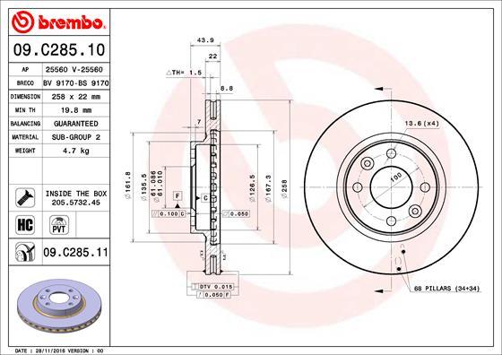 AP 25560 V - Brake Disc car-mod.net