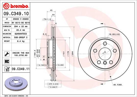 AP 25600 V - Brake Disc car-mod.net