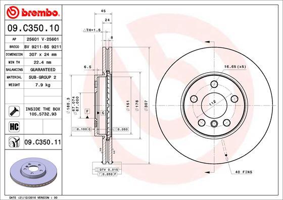 AP 25601 V - Brake Disc car-mod.net