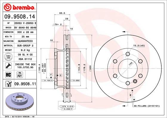 AP 25053 V - Brake Disc car-mod.net