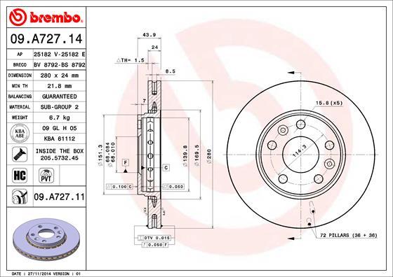 AP 25182 E - Brake Disc car-mod.net