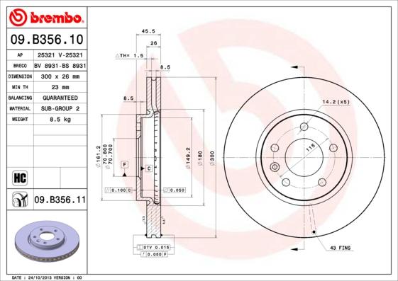 AP 25321 - Brake Disc car-mod.net