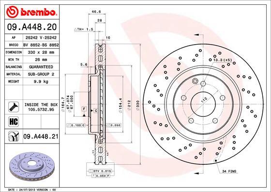 AP 25242 - Brake Disc car-mod.net