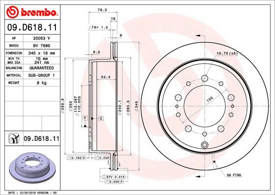AP 20053 V - Brake Disc car-mod.net