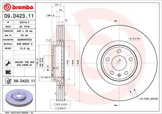 AP 20018 V - Brake Disc car-mod.net