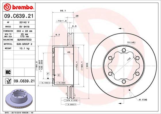 AP 20142 V - Brake Disc car-mod.net