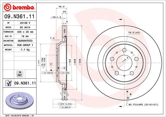 AP 20138 V - Brake Disc car-mod.net