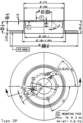 AP X 14849 - Brake Disc car-mod.net