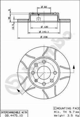AP X 10170 - Brake Disc car-mod.net