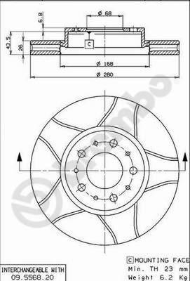 AP X 24453 - Brake Disc car-mod.net