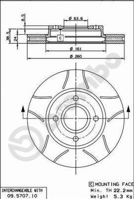 AP X 24439 - Brake Disc car-mod.net