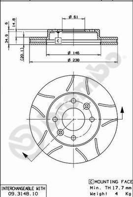 AP X 24156 - Brake Disc car-mod.net