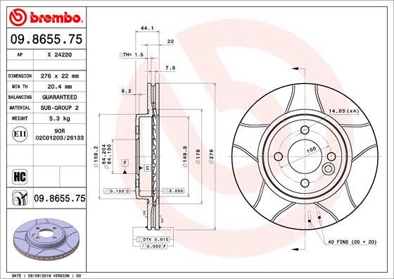 AP X 24220 - Brake Disc car-mod.net