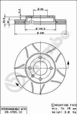 AP X 20024 - Brake Disc car-mod.net