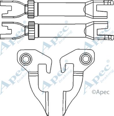 APEC ADB3002 - Adjuster, braking system car-mod.net